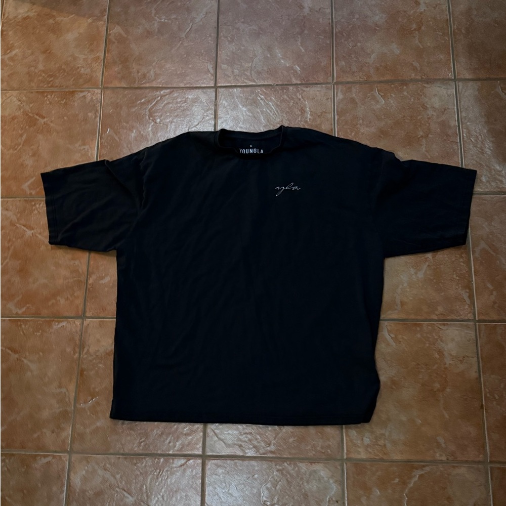 YoungLA Black Short Sleeve Tee